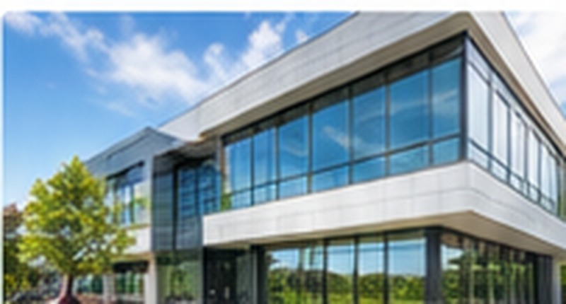 Commercial building exterior