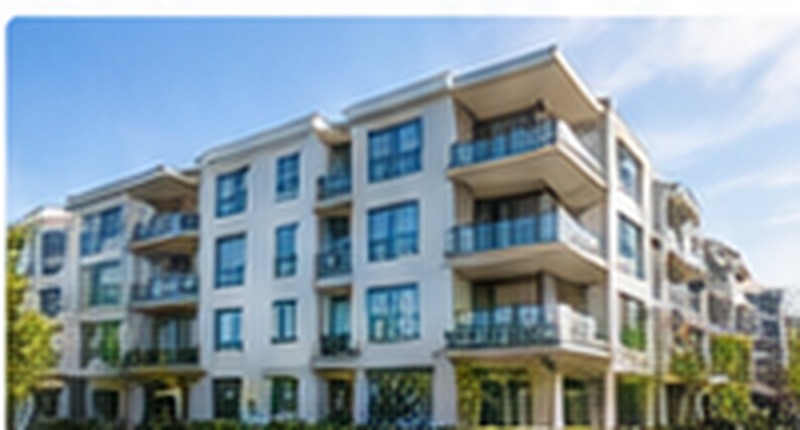 Strata apartment building exterior
