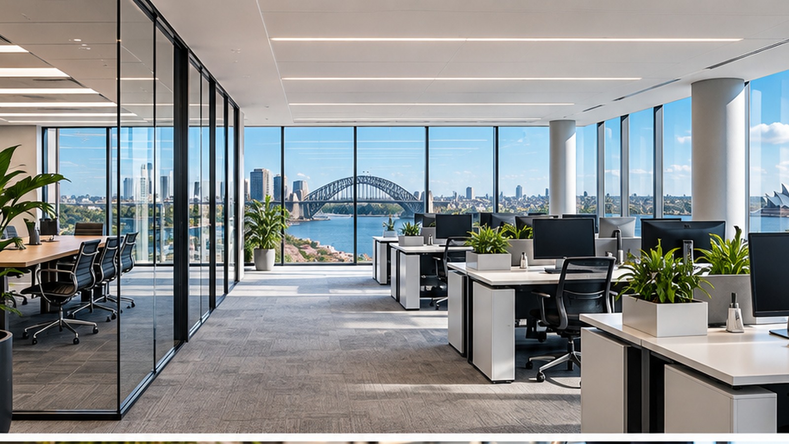 Modern Sydney commercial office interior suitable for professional cleaning services