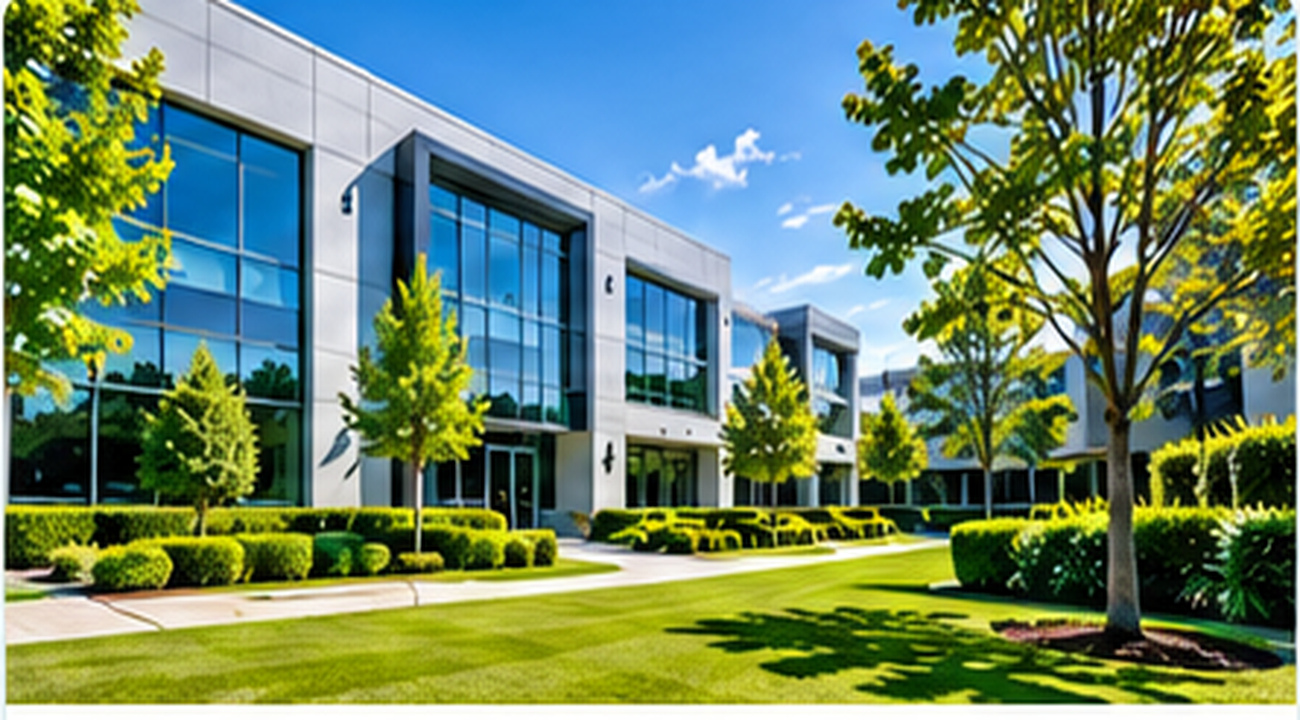 Commercial property grounds