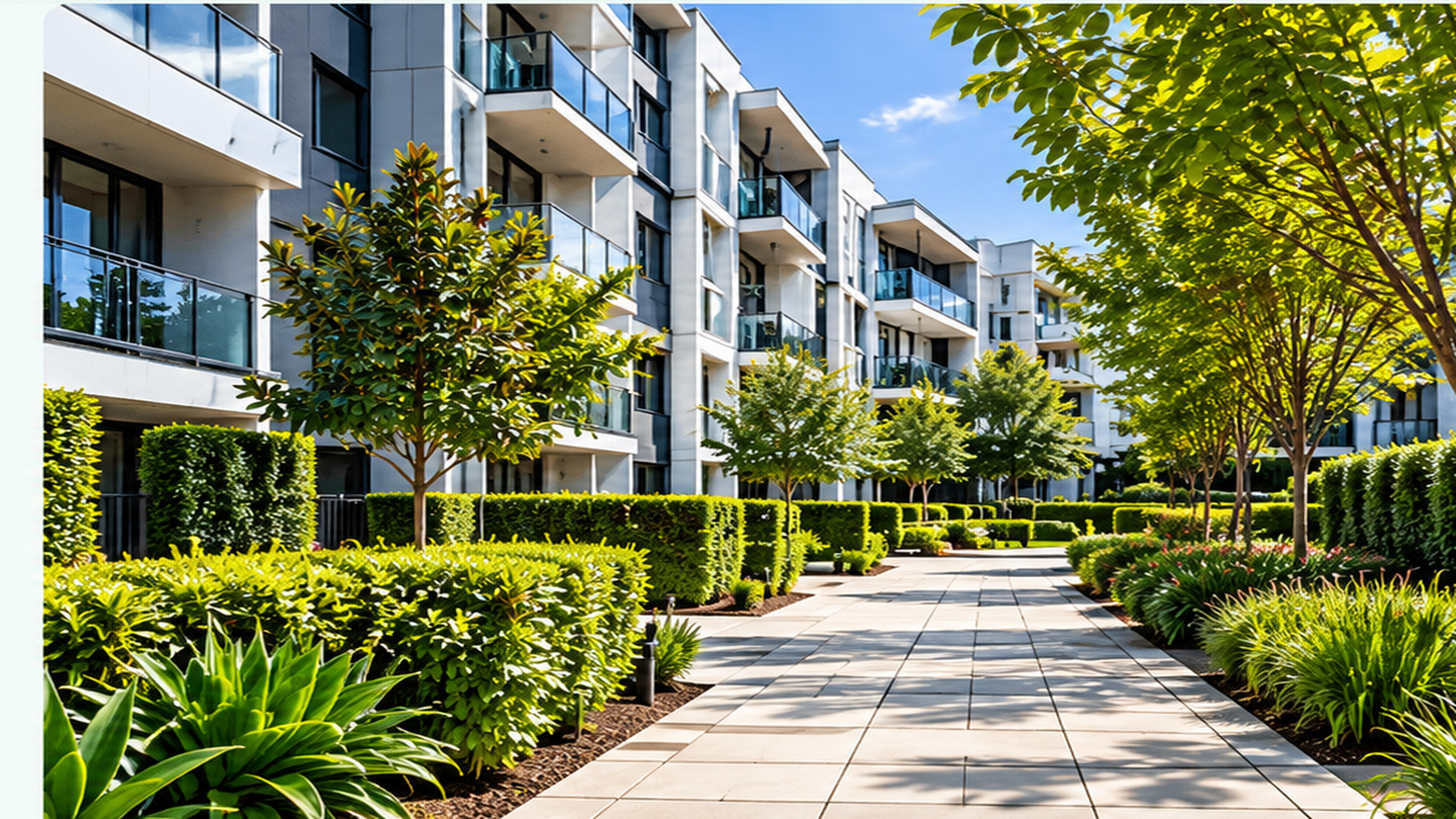 Strata landscaped common areas
