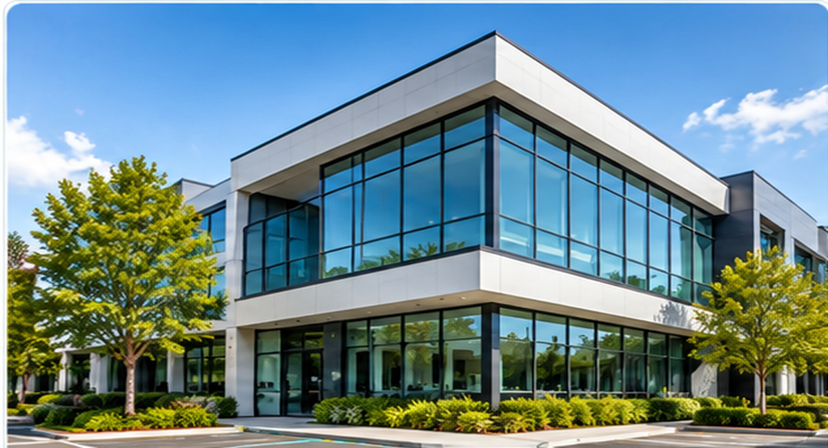Commercial building exterior