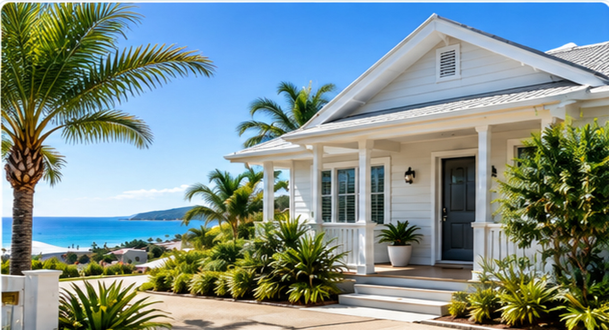 Residential exterior suitable for soft washing